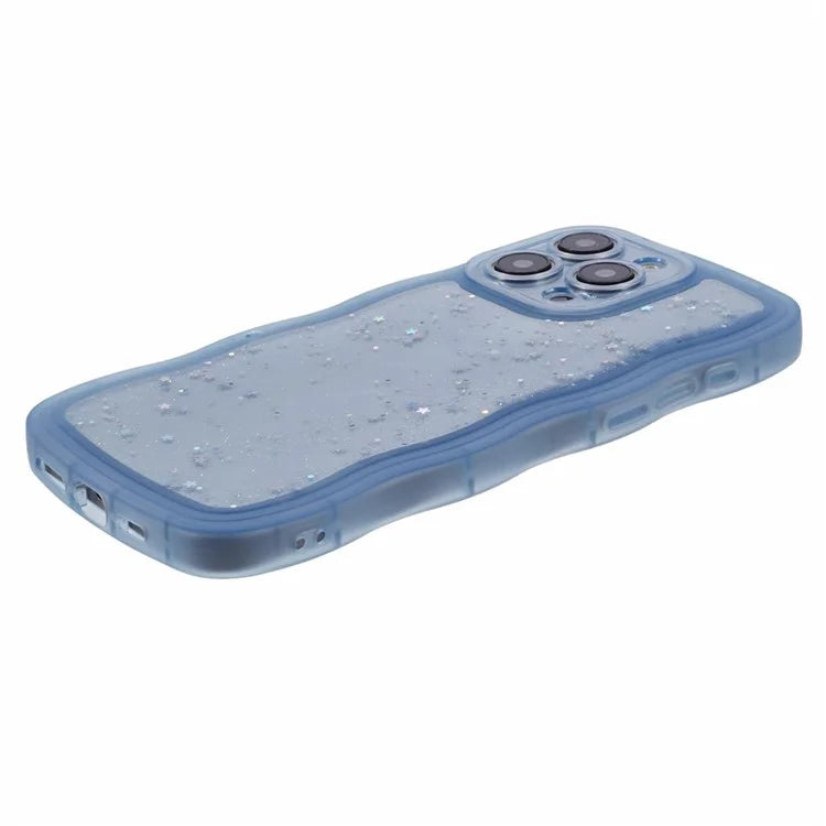JTW Series for iPhone 14 Pro Case Epoxy Star Sequins Phone TPU Cover