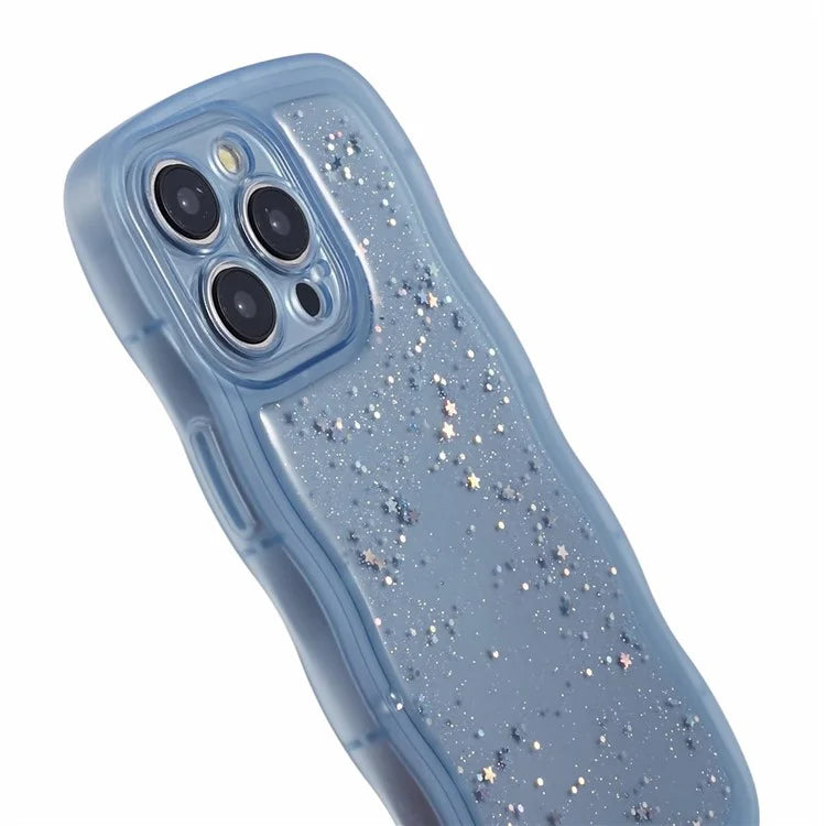 JTW Series for iPhone 14 Pro Case Epoxy Star Sequins Phone TPU Cover