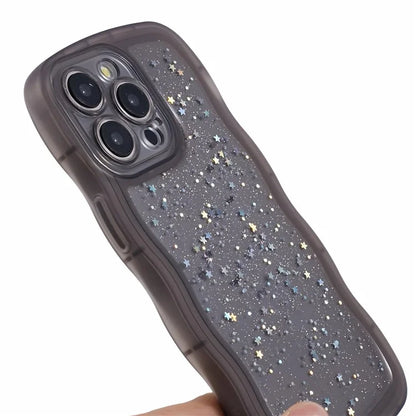JTW Series for iPhone 14 Pro Case Epoxy Star Sequins Phone TPU Cover