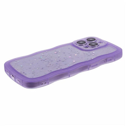 JTW Series for iPhone 14 Pro Case Epoxy Star Sequins Phone TPU Cover