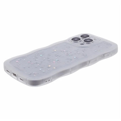 JTW Series for iPhone 14 Pro Case Epoxy Star Sequins Phone TPU Cover