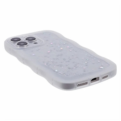 JTW Series for iPhone 14 Pro Case Epoxy Star Sequins Phone TPU Cover