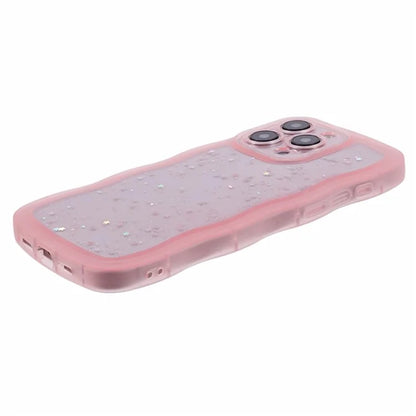 JTW Series for iPhone 14 Pro Case Epoxy Star Sequins Phone TPU Cover