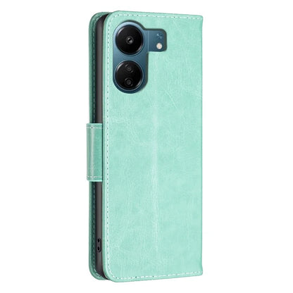 For Xiaomi Redmi 13C 4G / Poco C65 4G Case Butterfly Imprinted PU Leather Wallet Phone Cover