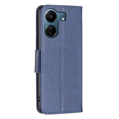 For Xiaomi Redmi 13C 4G / Poco C65 4G Case Butterfly Imprinted PU Leather Wallet Phone Cover