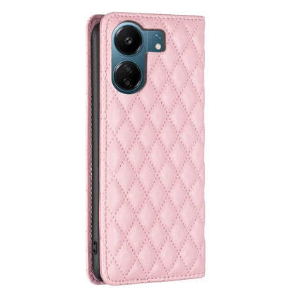 BINFEN COLOR BF Style-16 For Xiaomi Redmi 13C 4G / Poco C65 4G Case Card Holder Book Style Leather Cover