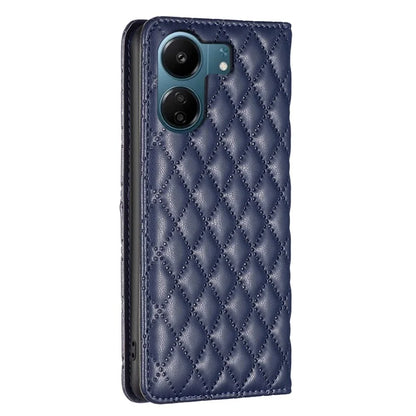 BINFEN COLOR BF Style-16 For Xiaomi Redmi 13C 4G / Poco C65 4G Case Card Holder Book Style Leather Cover