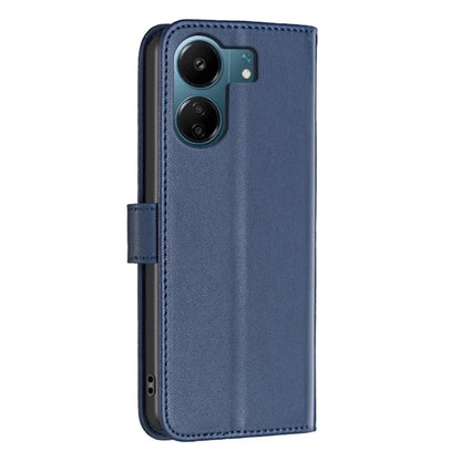 BINFEN COLOR BF17 For Xiaomi Redmi 13C 4G / Poco C65 4G Case PU Leather Horizontal Stand Phone Cover