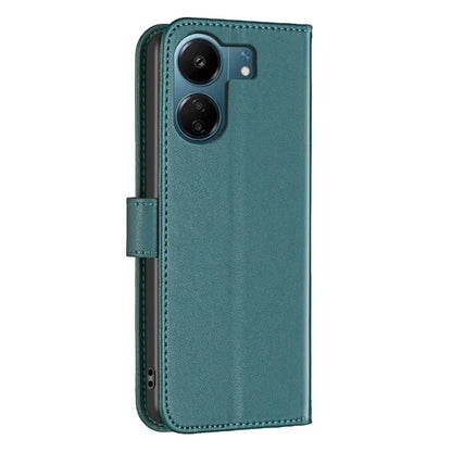 BINFEN COLOR BF17 For Xiaomi Redmi 13C 4G / Poco C65 4G Case PU Leather Horizontal Stand Phone Cover