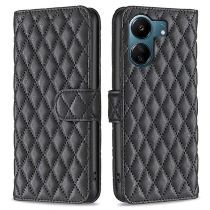 BINFEN COLOR BF Style-14 For Xiaomi Redmi 13C 4G / Poco C65 4G Case Stand Leather Cover with Wallet