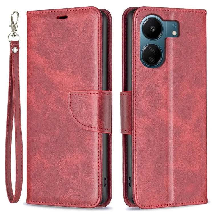 For Xiaomi Redmi 13C 4G / Poco C65 4G Case Cellphone Wallet Shell PU Leather Cover with Stand