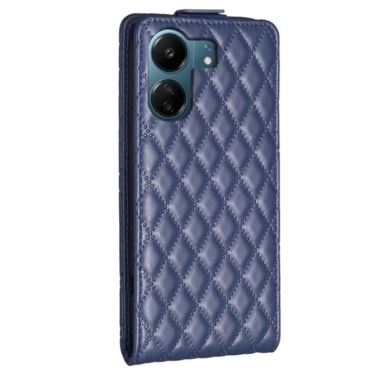 BF30 For Xiaomi Redmi 13C 4G / Poco C65 4G Imprinted Vertical Flip PU Leather Phone Case Card Slots Cover