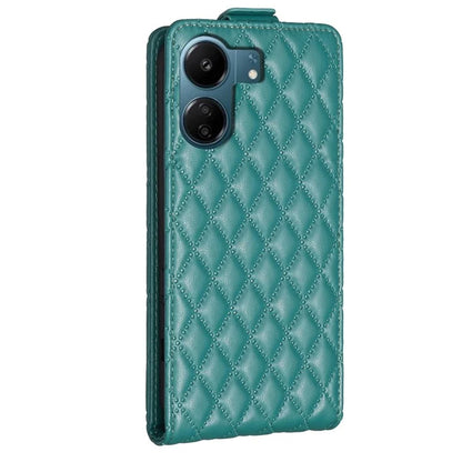 BF30 For Xiaomi Redmi 13C 4G / Poco C65 4G Imprinted Vertical Flip PU Leather Phone Case Card Slots Cover