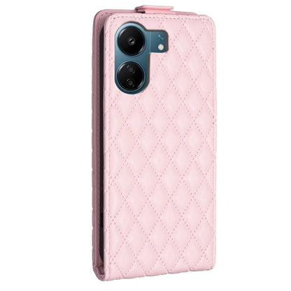 BF30 For Xiaomi Redmi 13C 4G / Poco C65 4G Imprinted Vertical Flip PU Leather Phone Case Card Slots Cover