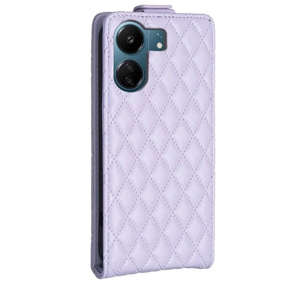 BF30 For Xiaomi Redmi 13C 4G / Poco C65 4G Imprinted Vertical Flip PU Leather Phone Case Card Slots Cover