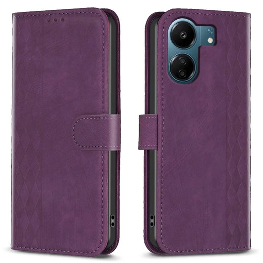For Xiaomi Redmi 13C 4G / Poco C65 4G Case Imprinted Phone Cover Stand PU Leather + TPU Phone Shell Wallet