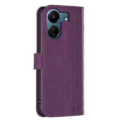 For Xiaomi Redmi 13C 4G / Poco C65 4G Case Imprinted Phone Cover Stand PU Leather + TPU Phone Shell Wallet