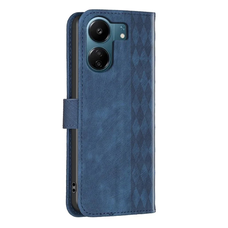 For Xiaomi Redmi 13C 4G / Poco C65 4G Case Imprinted Phone Cover Stand PU Leather + TPU Phone Shell Wallet