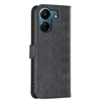 For Xiaomi Redmi 13C 4G / Poco C65 4G Case Imprinted Phone Cover Stand PU Leather + TPU Phone Shell Wallet