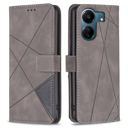 BINFEN COLOR BF05 For Xiaomi Redmi 13C 4G / Poco C65 4G Case Wallet Phone Cover Shockproof PU Leather Shell