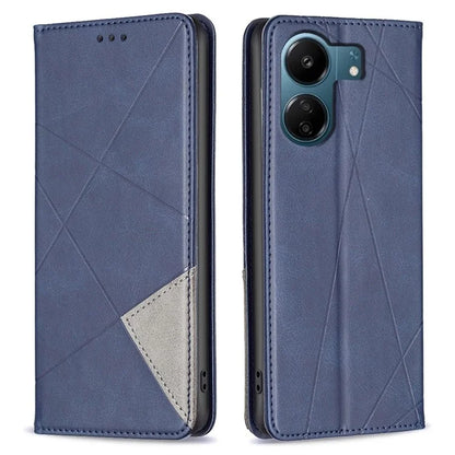 For Xiaomi Redmi 13C 4G / Poco C65 4G Case PU Leather Phone Cover Anti-Scratch Shell with Card Slots