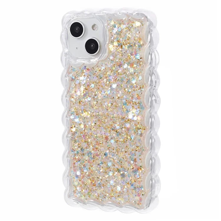 JTW Series for iPhone 13 Case Glitter Sequins Epoxy TPU Phone Cover