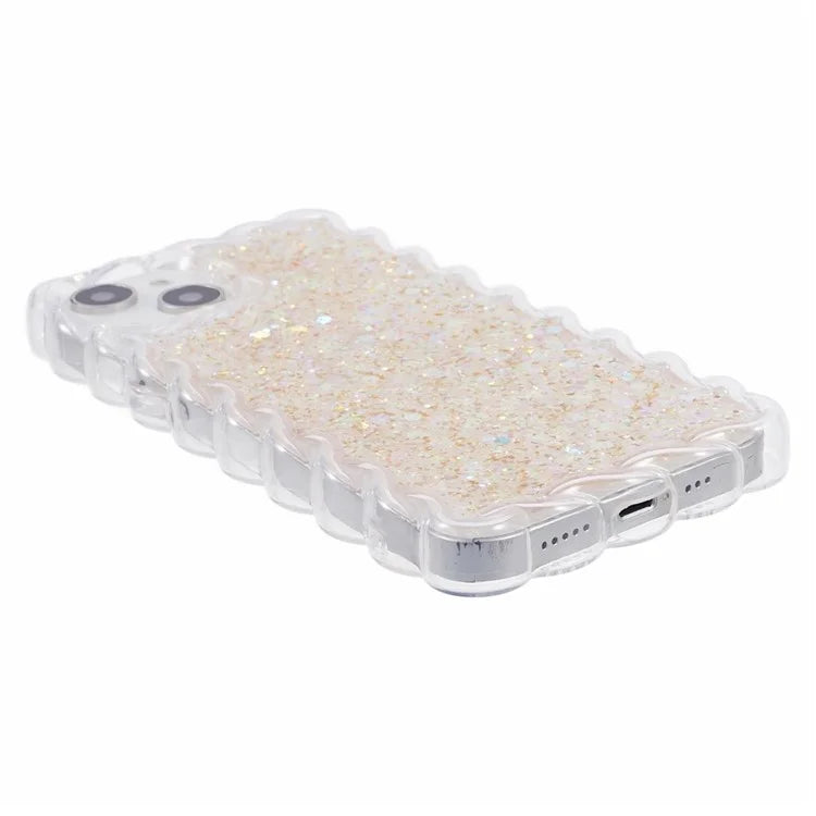 JTW Series for iPhone 13 Case Glitter Sequins Epoxy TPU Phone Cover