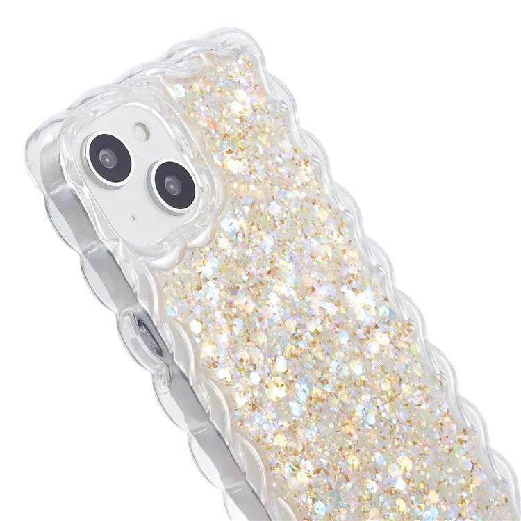 JTW Series for iPhone 13 Case Glitter Sequins Epoxy TPU Phone Cover