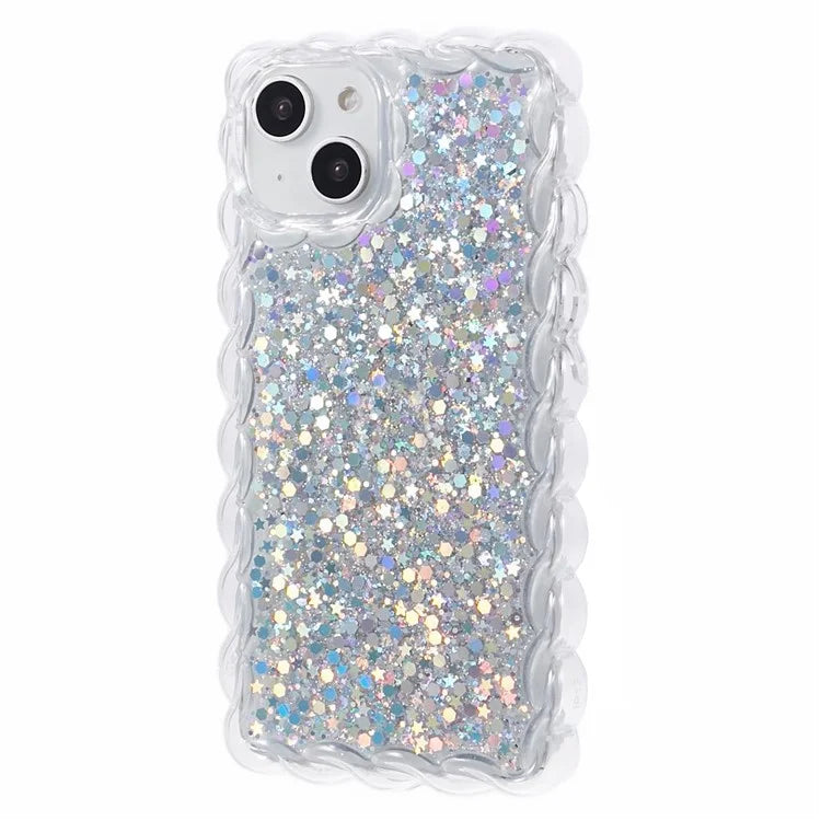 JTW Series for iPhone 13 Case Glitter Sequins Epoxy TPU Phone Cover