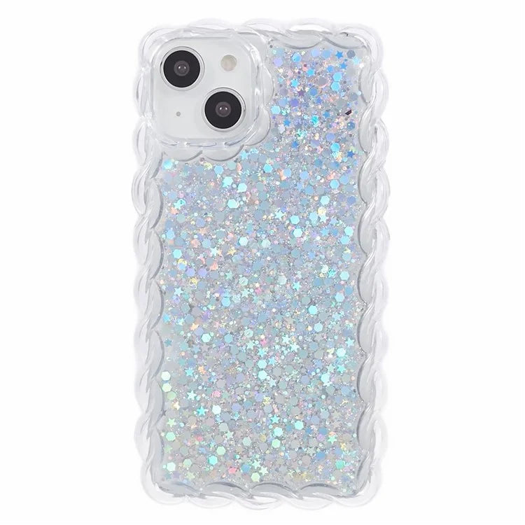 JTW Series for iPhone 13 Case Glitter Sequins Epoxy TPU Phone Cover