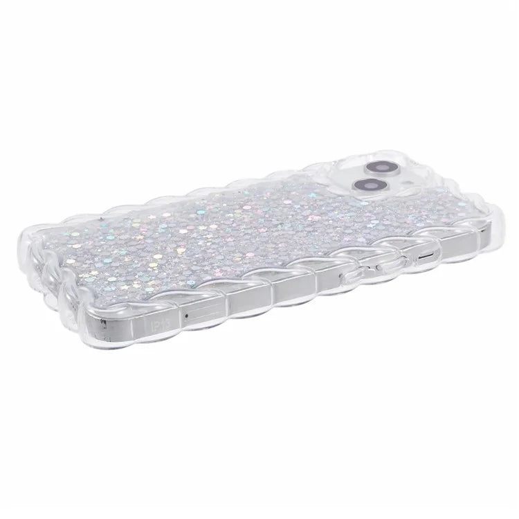 JTW Series for iPhone 13 Case Glitter Sequins Epoxy TPU Phone Cover