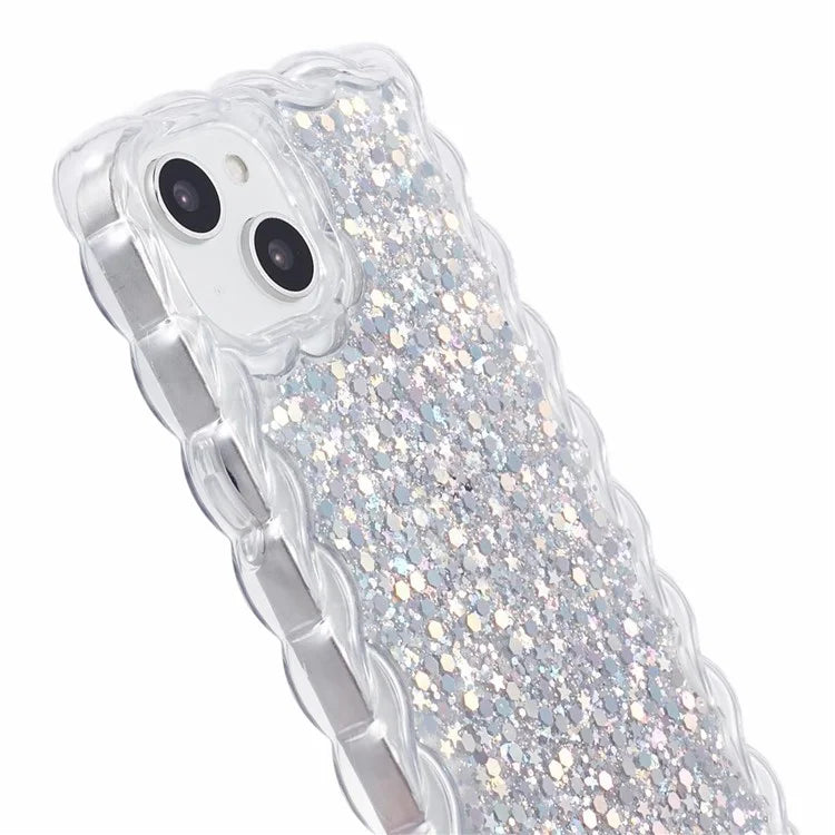 JTW Series for iPhone 13 Case Glitter Sequins Epoxy TPU Phone Cover