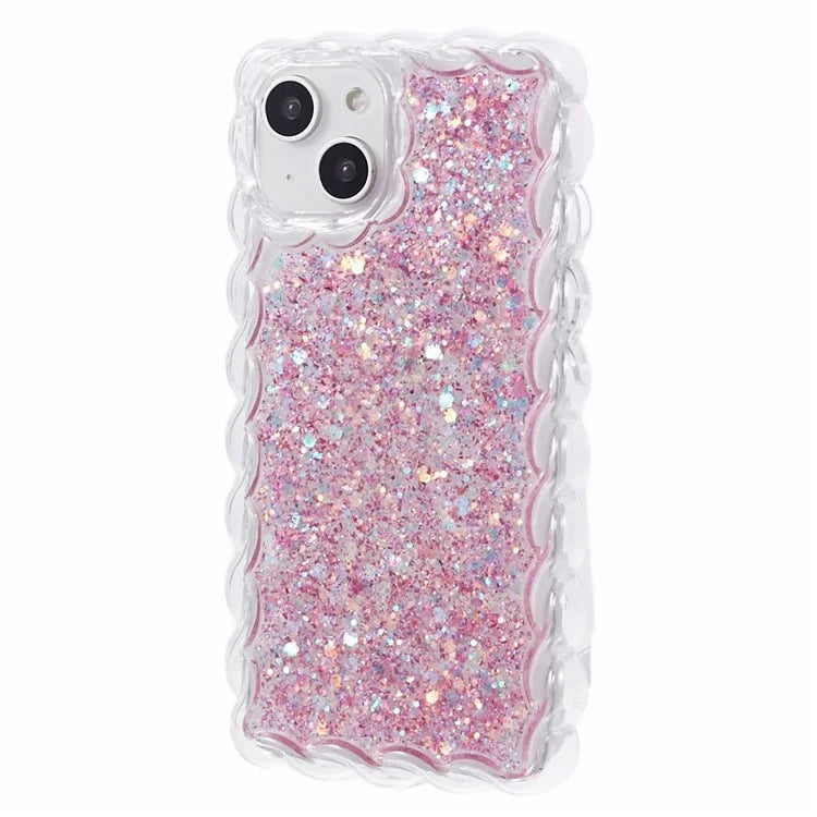 JTW Series for iPhone 13 Case Glitter Sequins Epoxy TPU Phone Cover