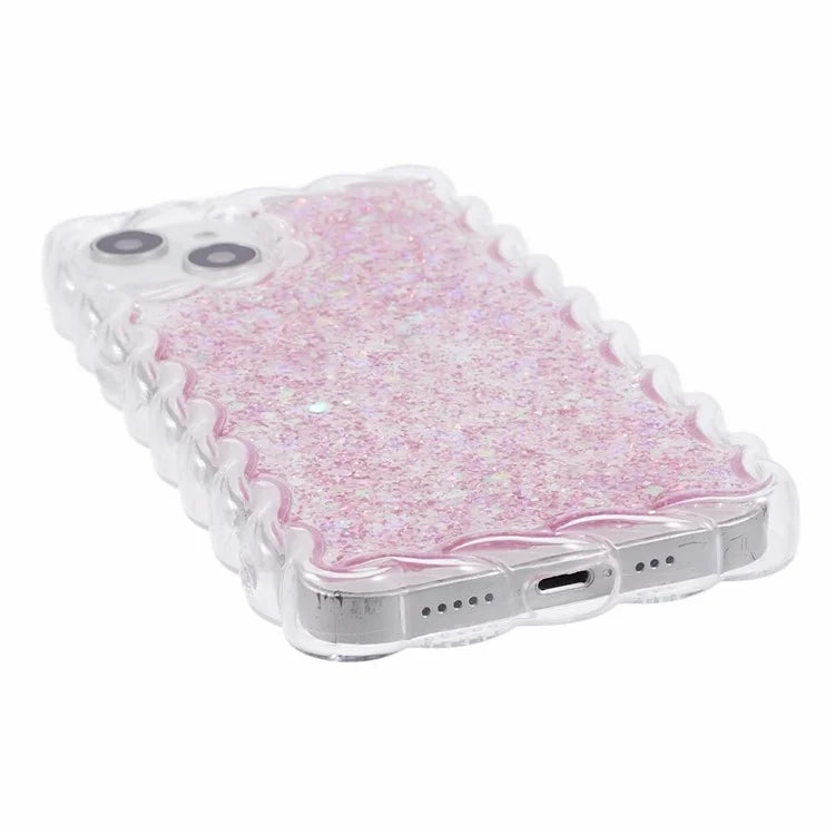 JTW Series for iPhone 13 Case Glitter Sequins Epoxy TPU Phone Cover