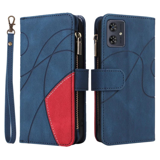 KT Multi-function Series-5 For Motorola Moto G54 5G Case Leather Phone Stand Cover Magnetic Splicing Wallet
