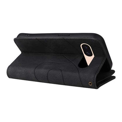 KT Multi-function Series-5 For Google Pixel 8a Zipper Splicing Wallet Stand Phone Case Leather Cover with 9 Card Slots