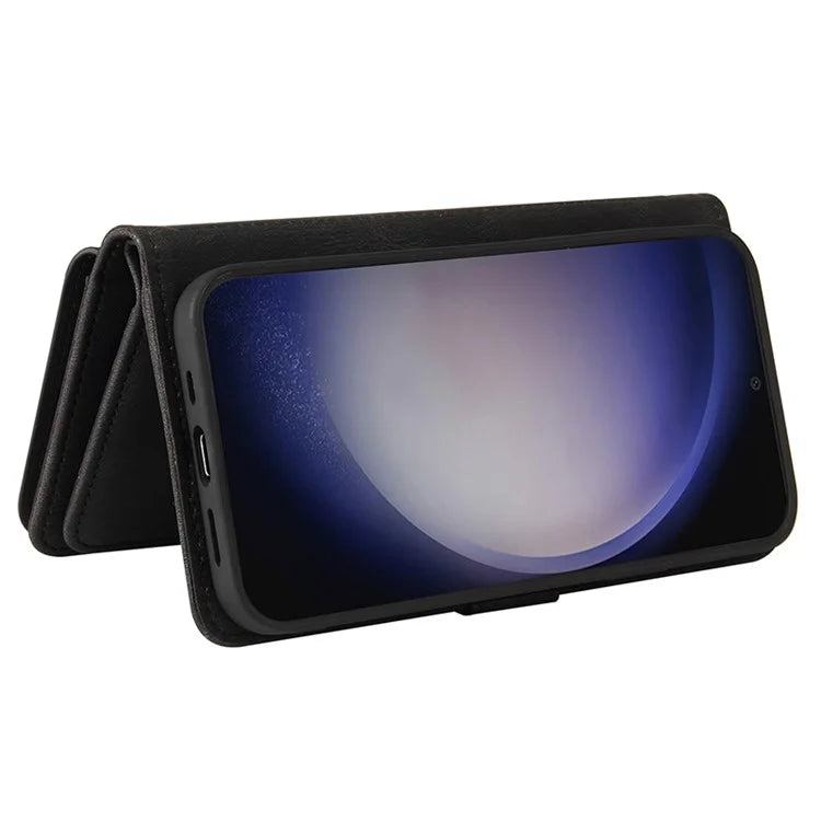 KT Multi-Functional Series-2 For Samsung Galaxy S24+ Cover Zipper Wallet Multiple Card Slots Phone Case