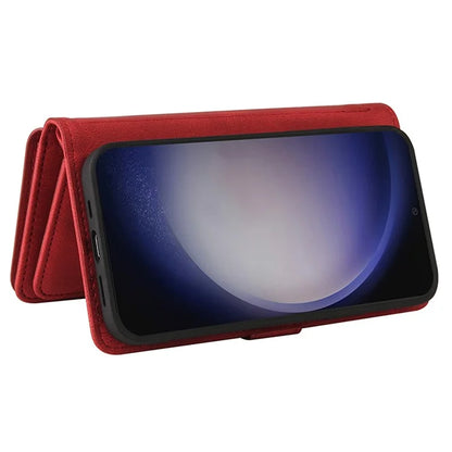 KT Multi-Functional Series-2 For Samsung Galaxy S24+ Cover Zipper Wallet Multiple Card Slots Phone Case