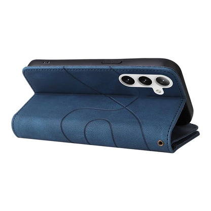 KT Multi-function Series-5 Phone Shell For Samsung Galaxy S24 Leather Wallet Stand Case 9 Card Slots Cover