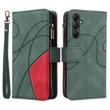 KT Multi-function Series-5 For Samsung Galaxy A05s 4G Case Magnetic Leather Phone Cover Splicing Wallet with Stand