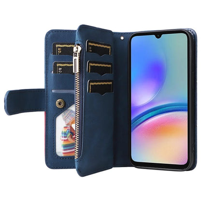 KT Multi-function Series-5 For Samsung Galaxy A05s 4G Case Magnetic Leather Phone Cover Splicing Wallet with Stand