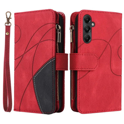KT Multi-function Series-5 For Samsung Galaxy A05s 4G Case Magnetic Leather Phone Cover Splicing Wallet with Stand
