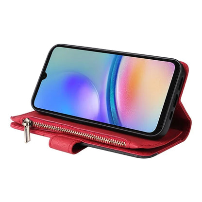 KT Multi-function Series-5 For Samsung Galaxy A05s 4G Case Magnetic Leather Phone Cover Splicing Wallet with Stand