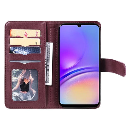 KT Multi-functional Series-1 For Samsung Galaxy A05 4G Case 10 Card Slots Leather Phone Wallet Cover