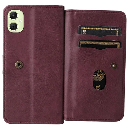 KT Multi-functional Series-1 For Samsung Galaxy A05 4G Case 10 Card Slots Leather Phone Wallet Cover