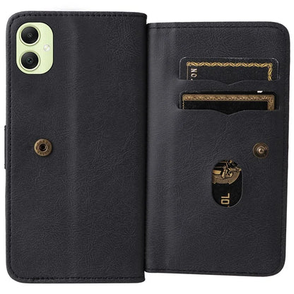KT Multi-functional Series-1 For Samsung Galaxy A05 4G Case 10 Card Slots Leather Phone Wallet Cover