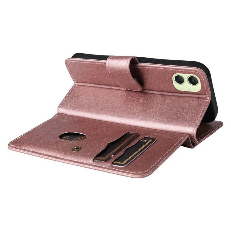 KT Multi-functional Series-1 For Samsung Galaxy A05 4G Case 10 Card Slots Leather Phone Wallet Cover