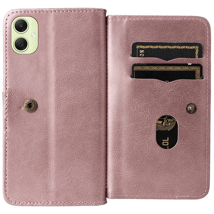 KT Multi-functional Series-1 For Samsung Galaxy A05 4G Case 10 Card Slots Leather Phone Wallet Cover