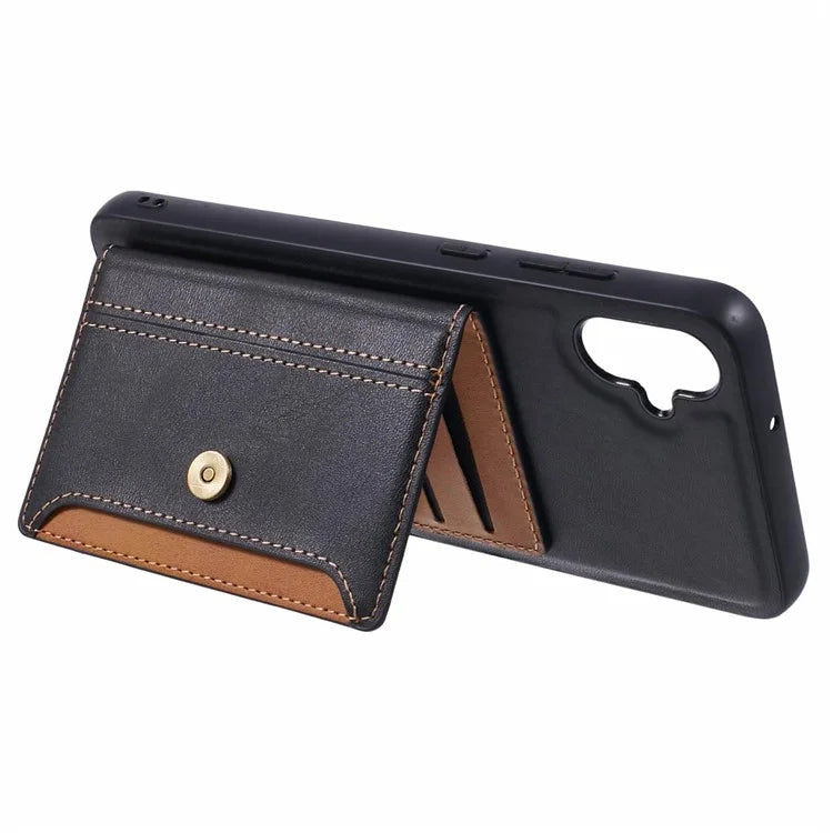 For Samsung Galaxy A05 4G Case Kickstand Phone Cover with Card Holder