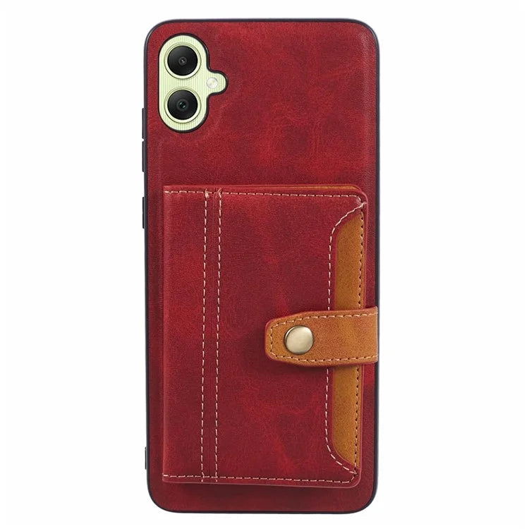 For Samsung Galaxy A05 4G Case Kickstand Phone Cover with Card Holder
